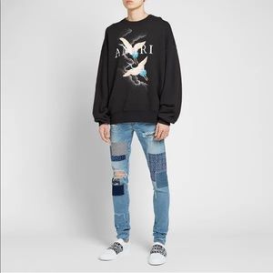 Amiri Crane Crew Sweatshirt - Medium